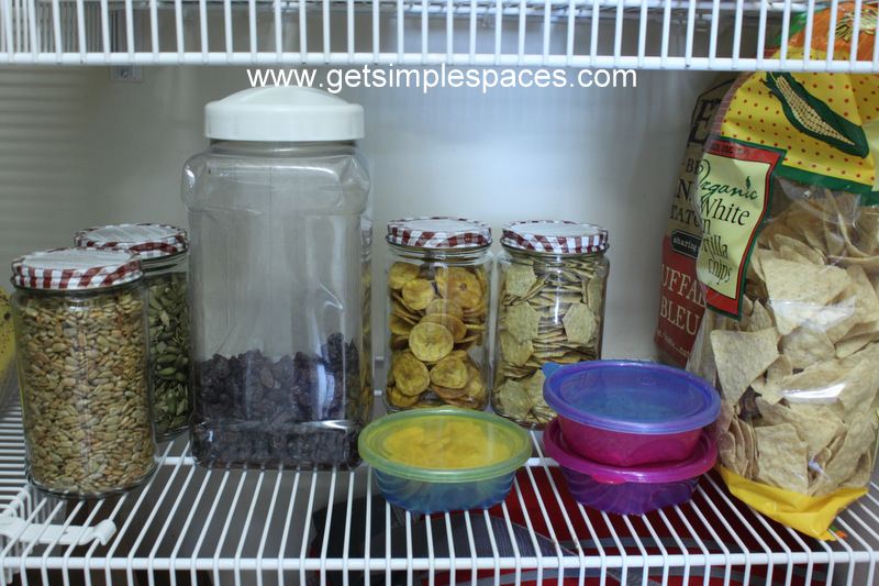 Pantry Storage With Glass Jars Get Simple Spaces