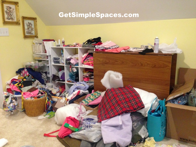 organized sewing room