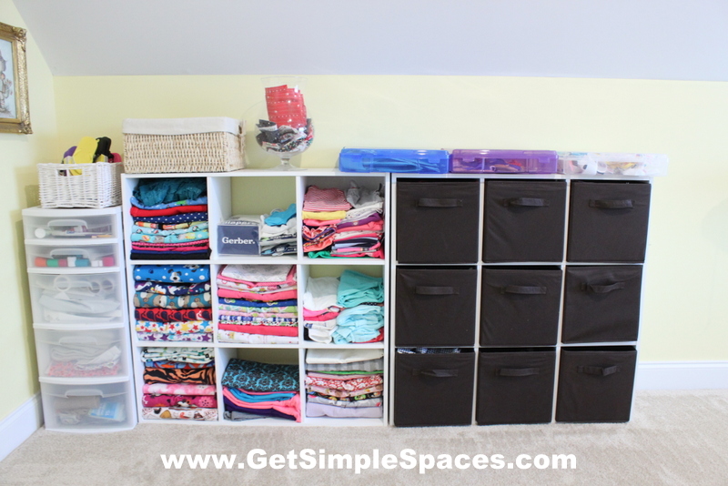 organized sewing room