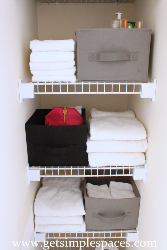 organizing your linen closet